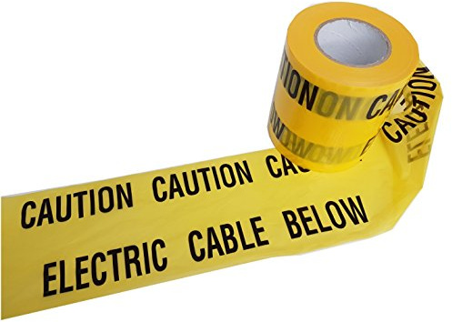 Ali's DIY Electric Cable Warning Tape - 10 Metre Custom Cut Length