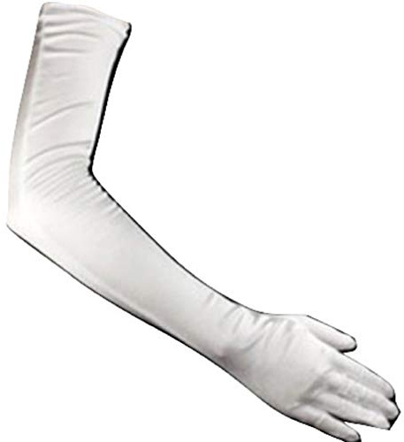 L&L® LADIES LONG 23 OPERA EVENING SATIN FINGER GLOVES PARTY DRESS PROM (Ivory)
