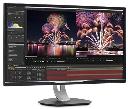 Philips 328P6VUBREB USB-C Docking Station Monitor 32, 4K LED VA, HDR 600, Ergonomia Totale, Audio Integrato, 2 HDMI, Display Port, VGA, USB-C, RJ45, 4 USB 3.0, Vesa, Nero