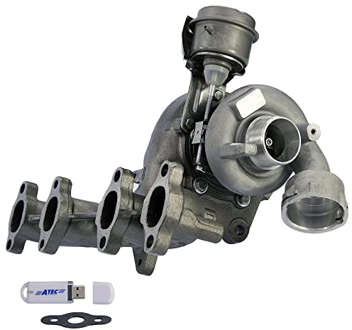 BESTPRICE 1x Turbolader, Kompatibel mit A udi A3, SEAT ALTEA, LEON, TOLEDO, SKODA OCTAVIA 2, VW CADDY, GOLF PLUS 5, GOLF 5 (1K1), JETTA, PASSAT B6, TOURAN (1T1. 1T2)
