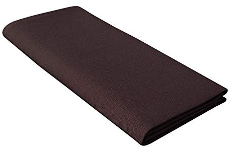 Treb Horecalinnen Set da 10 tovaglioli di stoffa, disponibile in 26 colori, da 51 x 51 cm e 20 x 20 cm marrone