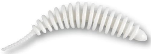 Paladin Probaits Feinripp Gummiköder - geflavourte Forellenköder, Länge/Packungsinhalt:5cm / 8 Stück, Farbe/Geschmack:Snowflake/Knoblauch