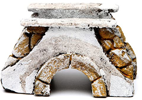 Holyart Brücke für neapolitanische Krippe, Krippenzubehör, 10x15x10 cm