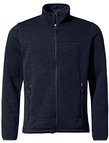 VAUDE Herren Fleecejacke Rienza Jacket III, angenehm warm, atmungsaktiv, schnelltrocknend und strapazierfähig, dark sea, XL
