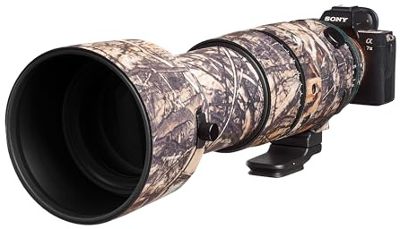easyCover - Lens Protection Camouflage Cover - Objektivschutz - Schutz für Ihr Kameraobjektiv - Geeignet für Sigma 60-600mm F4.5-6.3 DG DN OS (E und L-Mount) - Wald Camouflage