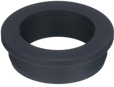 sourcing map T Type Rubber Grommet Mount Dia 46.3mm ID 35mm Seal Protection Flexible Hole Plugs for Cable Pipe Black