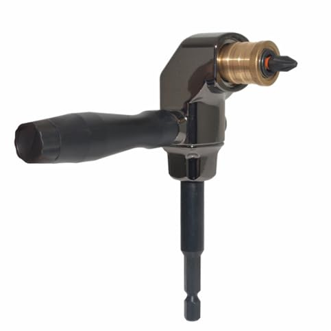 90-Degree Right-angle Electric Drill Bit Corner Device Adapter Bit Screwdriver Electric Drill Universal Post Repair Tool Magnetic Bit Holder Power Drill Accessory Versatile Screwdriver Angled Tool Bit