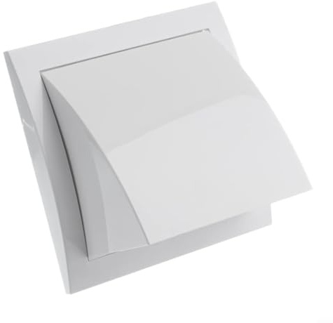 Abluft-Abdeckung, Lüftungsschlitz-Abdeckung, Abluftventilator-Abdeckung, Abluftventilator-Abdeckung, Außenwand-Abluftanschluss, regendicht, WC-Abluftbelüftung (150 mm)