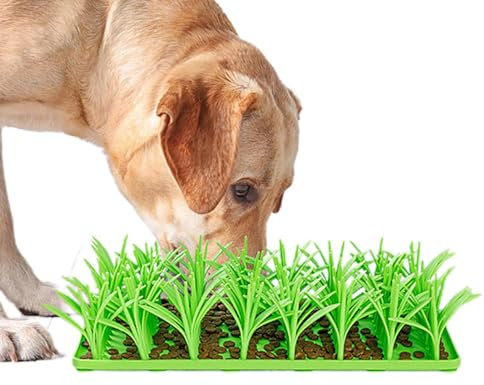 Gras-Schnüffelunterlage für Hunde, Haustier-Schnüffelunterlage | Silikon-Schnuffelgras-Pad,Silikon-Grasmatten für Katzen, Schnüffelunterlage, rutschfest, für große, mittlere und kleine