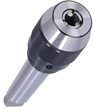 APU16‑MTA4 Keyless Drill Chuck 40HB Hardness Steel, Morse Flat Tail Lathes Manual Hardware Power Tool Accessories for Lathes Milling Drilling Machine