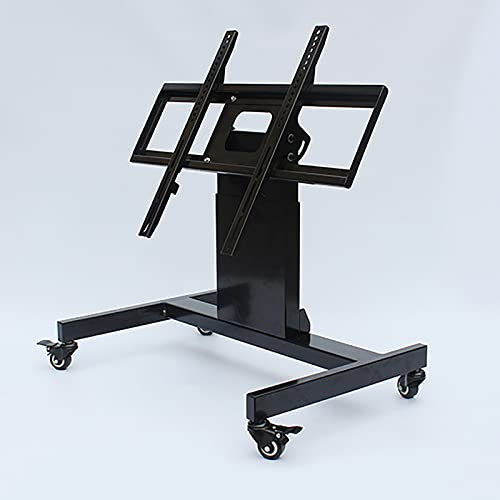 Mobile TV Stand with Locking Wheels for 32 65 Inch LED Flat & Curved TVs Rolling TV Cart Display Stand