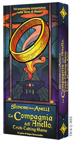 Asmodee - La Compagnia dell'Anello: Trick Taking Game - Gioco da Tavolo Cooperativo, Carte da Gioco con esperienza narrativa, 1-4 Giocatori, 12+ Anni, Edizione in Italiano