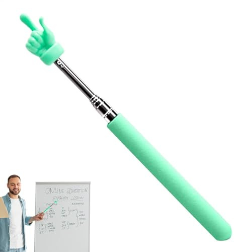 Puntero De Maestros - Punteros De Mano Pitinter Pointer Stick | Aula Y Presentación Puntero De Dedos para Maestro De Jardín De Infantes De La Escuela Primaria