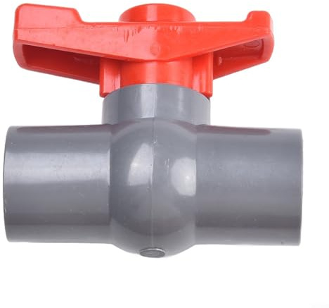 Raccordi idraulici per tubi dell'acqua, connettore per tubo in plastica PE, valvola a sfera a 3 vie, per collegamento esterno del rubinetto, collegamento per tubo da giardino (50 mm)