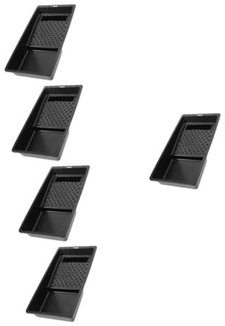 DIYEAH 5 Pezzi Vassoio per Vernice in Vaschetta Pittura Resistente Capacità per Progetti Decorazione Strumento per Te Design Pratico Facile