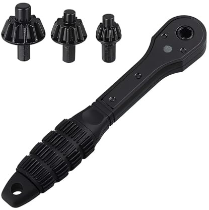 Llave de trinquete 3 en 1, mini llave de carraca para portabrocas universal, herramienta de repuesto para taladros eléctricos y herramientas eléctricas (1 juego)