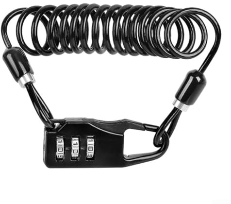 Candado fiable para casco de motocicleta con combinación personalizada fácil para uso diario