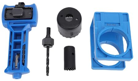 KUIDAMOS Türschloss-Installationsset, Professionelles Stemmwerkzeug für 1-3/8 Zoll Bis 1-3/4 Zoll Große Türen, Blau