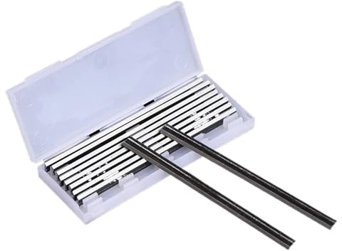 10 Uds. Hoja De Carburo De Cuchillo Cepillador De Madera Reversible De 82x5,5x1,2mm For Piezas De Maquinaria De Carpintería