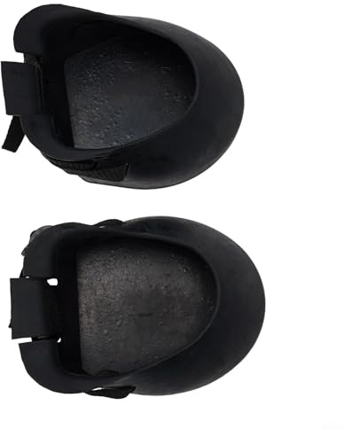 2 Stück Gummihufeisen für Pferde Rutschfeste Hufschuhe Verletzungsschutz Wundpflege Guards Schwarz S M L XL(XL)