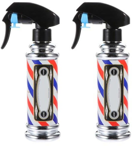 ibasenice 2pcs Plastic Water Spray Can with Fine Mist Sprayer and Pressurized Nozzle, 150ml Portable Watering Kettle for Hair Salon and Home Use, for Kitchen and Window Gardening