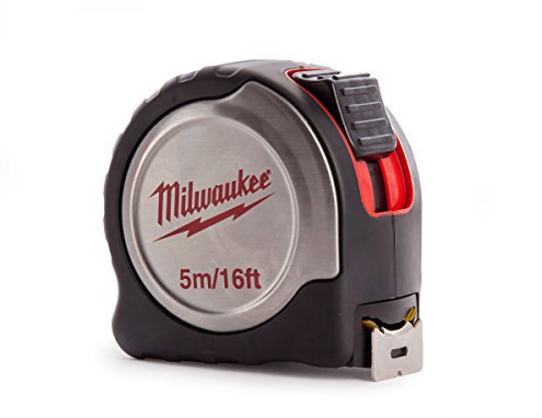 Milwaukee 4932451641 Argent Mètre à ruban C5–16/25 – Rouge/Noir/argent