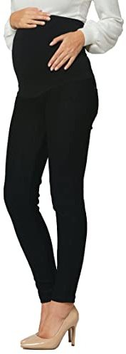 Conceited Maternity Leggings - Jeans - Jeggings for Women with Pockets - Regular and Plus Size - Black - Large - X-Large