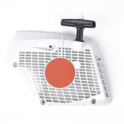 HCO-YU Rücklaufstarter Rücklauf Pull Starter Fit für Stihl MS270 MS280 MS 270 280 MS270C MS280C Kettensägen-Lüfterabdeckung 1133 080 3101 Spiraldruckfedern für Rasenmäher