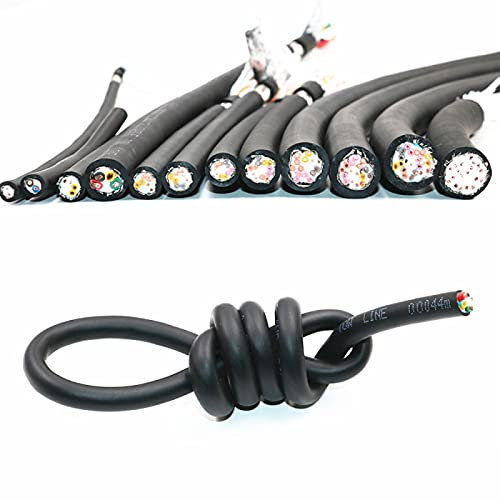 KEPOHK 22AWG 2/3/4/5-adrig Schleppseilkabel 5m PVC flexibler Draht 12-adrig
