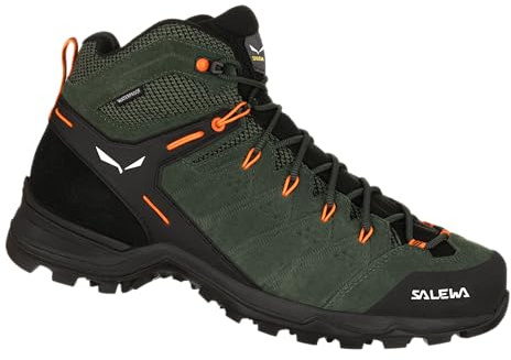 Salewa Alp Mate Mid Botas Hombre, Negro, 10
