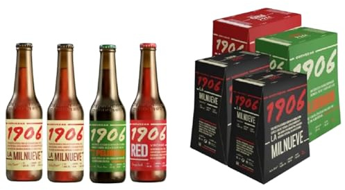1906 - Familia, Cervezas Pack Combinado, 24 Botellas x 33 cl