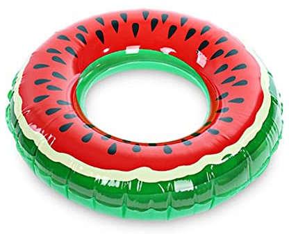 TSHAOUN Gonfiabile Salvagente Anguria Anello Di Nuotata Galleggianti, Spiaggia Per Estiva, Decorazioni Per Feste In Piscina