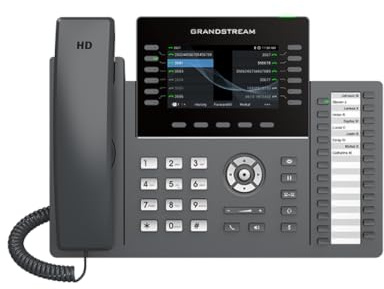 Grandstream GHP611W 2 Lines - Telefono IP Wi-Fi, nero