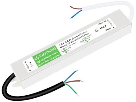 Trasformatore 220v 12v 24W, LED Alimentatore 12V 2A, LED Driver AC a DC | Alimentatore LED 12v, Trasformatore 12v per G4 MR16 MR11 GU5.3 G4, Non Dimmerabile, Non Sfarfallante, Non Rumoroso