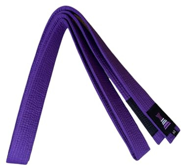 OSS Combat Sports Ceinture de jiu-Jitsu brésilien Ceinture de Jujitsu Approuvée IBJJF Édition limitée (Violet, A2)