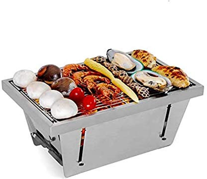 Parrilla de carbón, Parrilla de carbón doméstica, Mini Utensilios de Barbacoa portátiles de Campo pequeño espesados