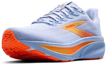Brooks dam Ghost 17 Neutral löparsko, Blå häger/vit/orange, 38 EU