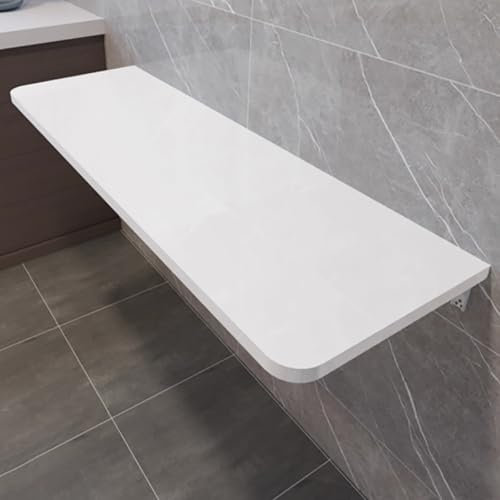 Wandtisch Klappbar,Kleiner Wandtisch,Wandklapptisch Schreibtisch Tischplatte in Weiß Klapptisch Esstisch Küchentisch für die Wand Bartisch Stehtisch Wandtisch Tisch klappbar zur Wandmontage(40*30cm/16