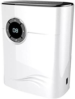 GLJTUO Deshumidificador De Aire Portátil 2 En 1 Deshumidificador Purificador De Aniones Purificador De Aire Eléctrico Silencioso,Wit-Talla ?nica