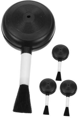Kameralinsenreiniger mit Blasfunktion, Tragbar für Reisen | Kunststoff, Schwarze Ausführung, für Objektive und Brillen, 4 Stück-pack, Geeignet für Outdoor Einsätze