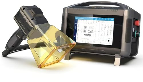 Furvveerr Laser Graviermaschine Metall 30W Faserlaser Graviermaschine Handheld Faserlasermarkierung 100mm*100mm Laser Engraver Steckverbinder Für Eisen,Stahl,Kupfer,Aluminium und Andere Metalle