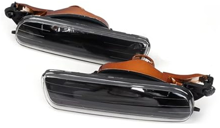 Car front fog lights, Front Foglamp Assembly, For E46 1999 2000 2001 Car Left Right Fog Lamp Driving Fog Lights Without Bulbs Front Bumper Fog Lamp Daytime Running Light