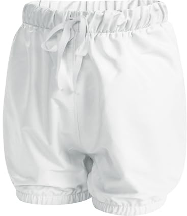 Adult Plastic Pants, Waterproof Diaper Covers for Incontinence, Leak Proof Underwear for Women & Men, Reusable Washable Protective Panties(White，5XL)