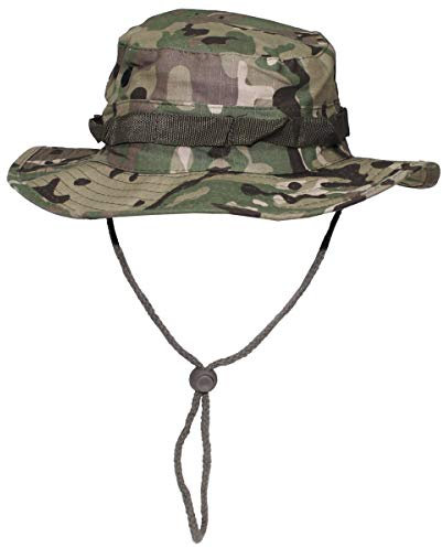 MFH Buschhut US mit Kinnband GI Boonie Rip Stop, S, Operation Camo
