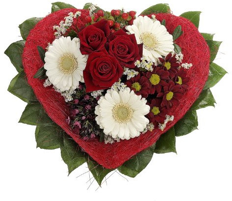 Dominik Blumen und Pflanzen, Blumenstrauß Allerliebst mit Rosen, Gerbera und Bartnelke