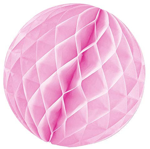 EinsSein 1x Boules en nid d'abeille Supreme 30cm Rose Boule Papier Boules de Rose Banderole Pompoms Pom poms Porte clefs Decoration Fleurs Anniversaire Table Plan eventail éventail en Birthday Soie