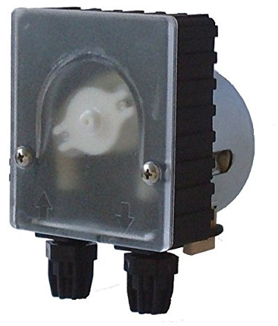 Bomba dosificadora peristáltica con caudal fijo para dosificación de líquidos modelo MP1-2,0 l/h 12 Vdc, tubo membrana Santoprene
