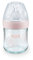 NUK Nature Sense - Biberon in vetro con tettarella in silicone