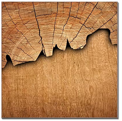 banjado Glas Magnettafel (50 x 75cm) - Magnetwand Glas - Magnetpinnwand als Memoboard - Pinnwand Magnettafel Küche, Büro, Kinderzimmer - Holz