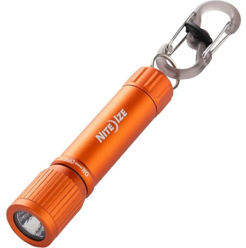 Nite Ize R100F-19-R7 Radiant 100 Keychain EDC Flashlight, Orange